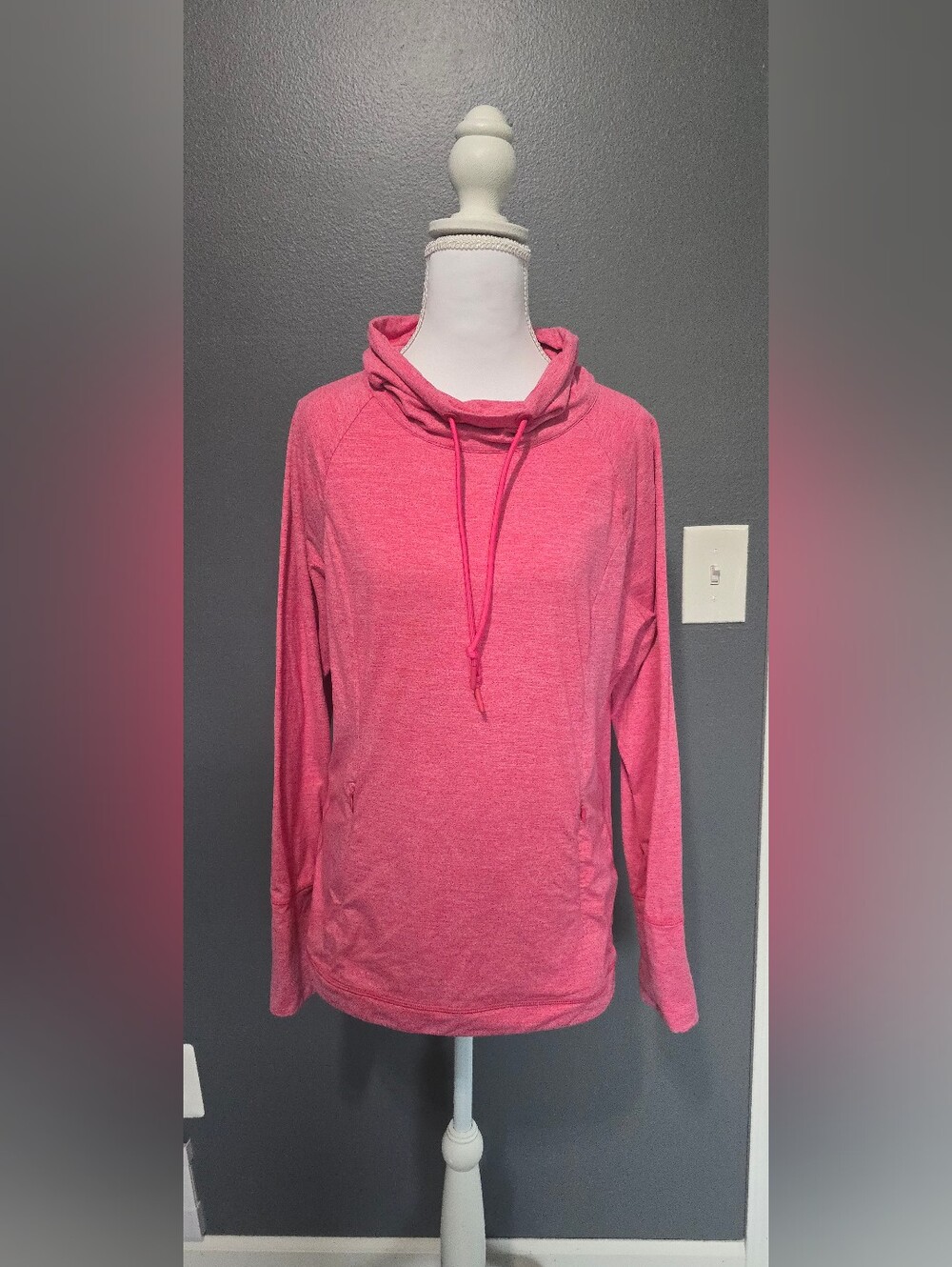 Tommy Bahama ISLANDZONE Cowl Neck Lightweight Hoodie - Picture 2 of 6
